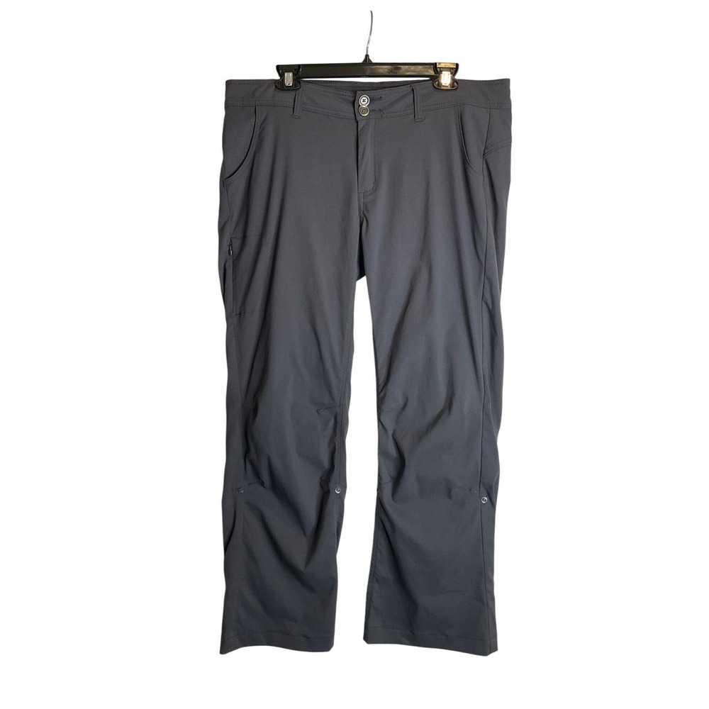 Prana Grey Convertible Pants Relaxed Performance Stretch Outdoor Hiking Gorpcore